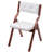 Wooden Folding Chairs with Padded Cushion and Wooden Frame-2001702497