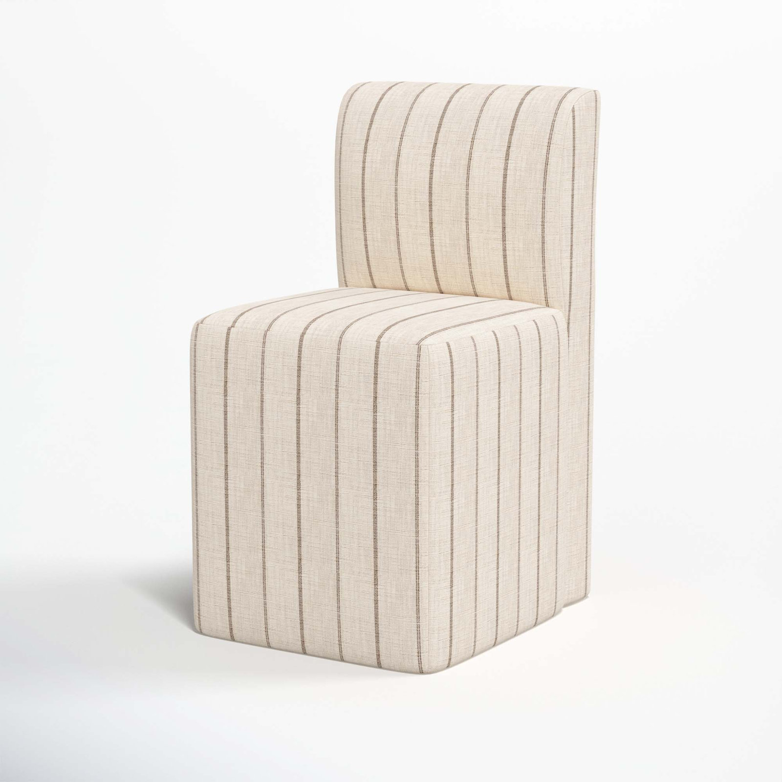 Mendy Parsons Chair, Fritz Charcoal Stripe