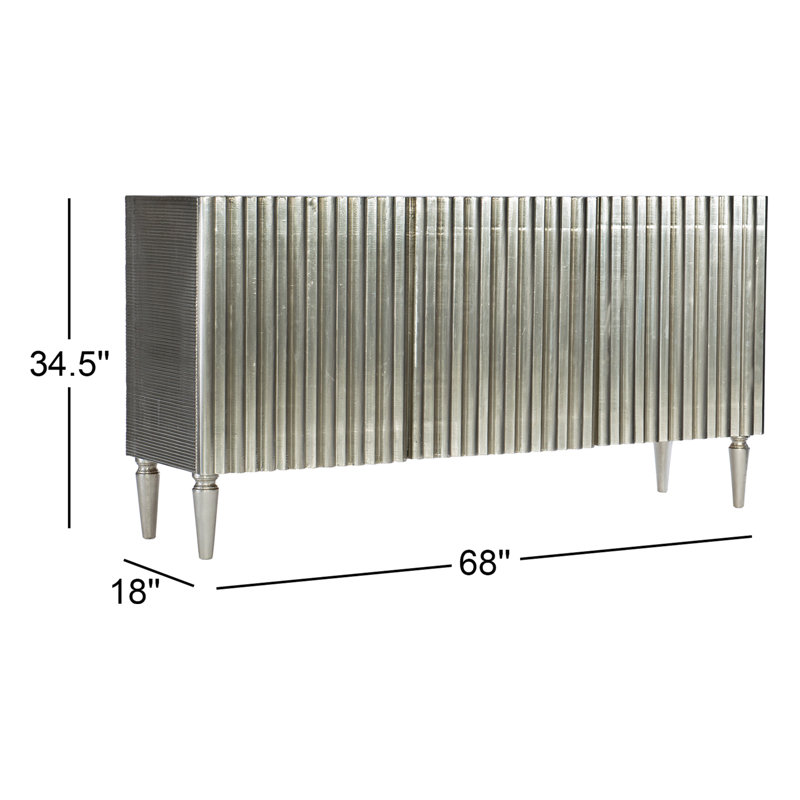 German Silver Entertainment Console