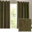 Heavy Chenille Blackout Curtain Panel Pair-124250712-124250716