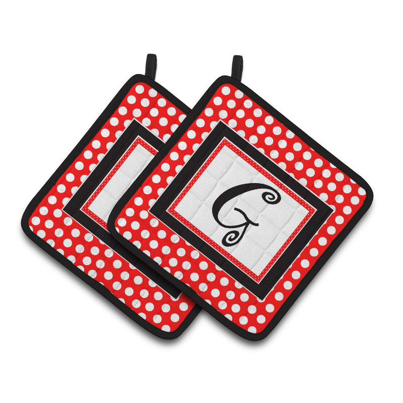 Manique à pois, Rouge noir, G