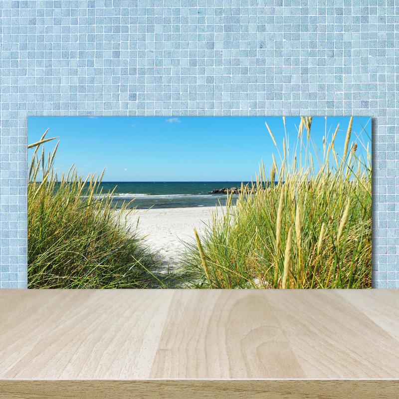 50cm W x 100cm L Glass Peel and Stick Panel