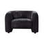 Allieana Armchair Allieana Velvet Dark Brown-121657962