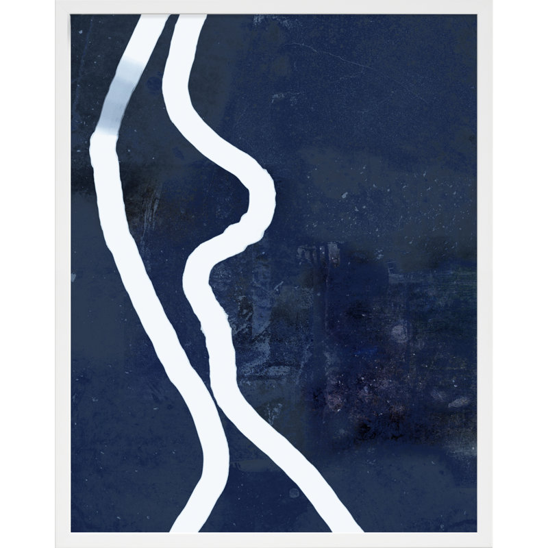 White Rope 2 Painting by Jacques Pilon, White, 38" H x 30" W