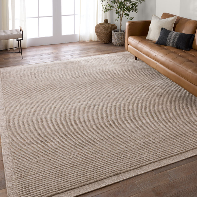 Racka Area Rug in Light Brown, Runner 3' x 8'