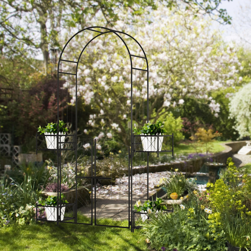 Tonnelle de jardin 7 pi Outsunny, H 84,8 po x l 63,8 po x P 15,8 po