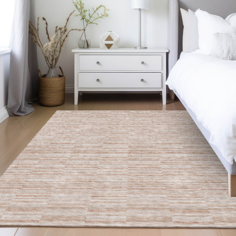 Maliana Washable Abstract Indoor / Outdoor Rug, Rectangle 2'6" x 3'10"