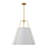 Nyjel 4 - Light Linen Tapered Pendant-849309244-840579870-840579869