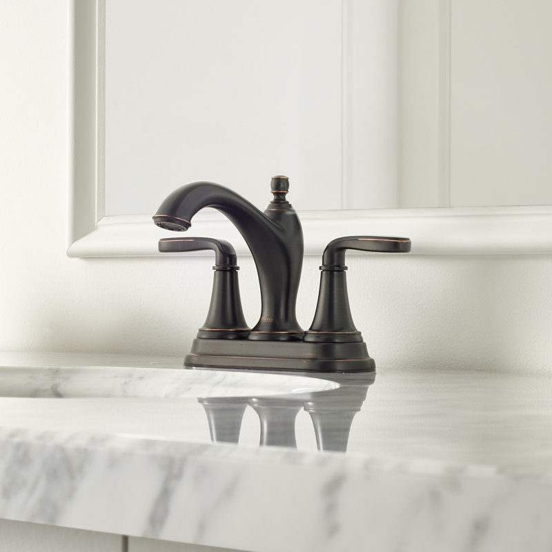Northcott Centerset Bathroom Faucet in with Drain Assembly, Tuscan Bronze
