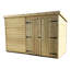 Tallac 9 ft. W x 4 ft. D Solid Wood Garden Shed
