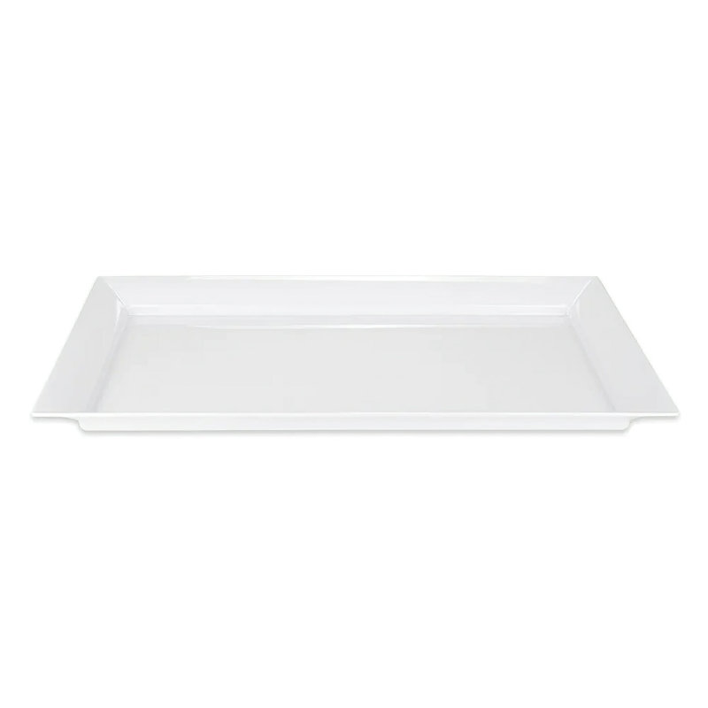 ML-242-BK – 28" X 16" Rectangular Tray, 2" Deep, White