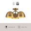 Fosso 17-in Gold Semi-Flush Mount-1913005511