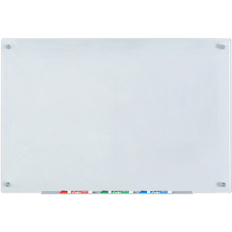Audio-Visual Direct Non-Magnetic Glass Dry-Erase Board, 24" x 36"