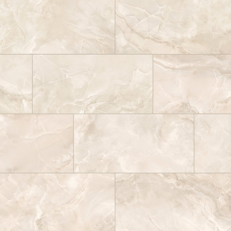 Selena Cross Cut Onyx 12X24 Amber, Beige