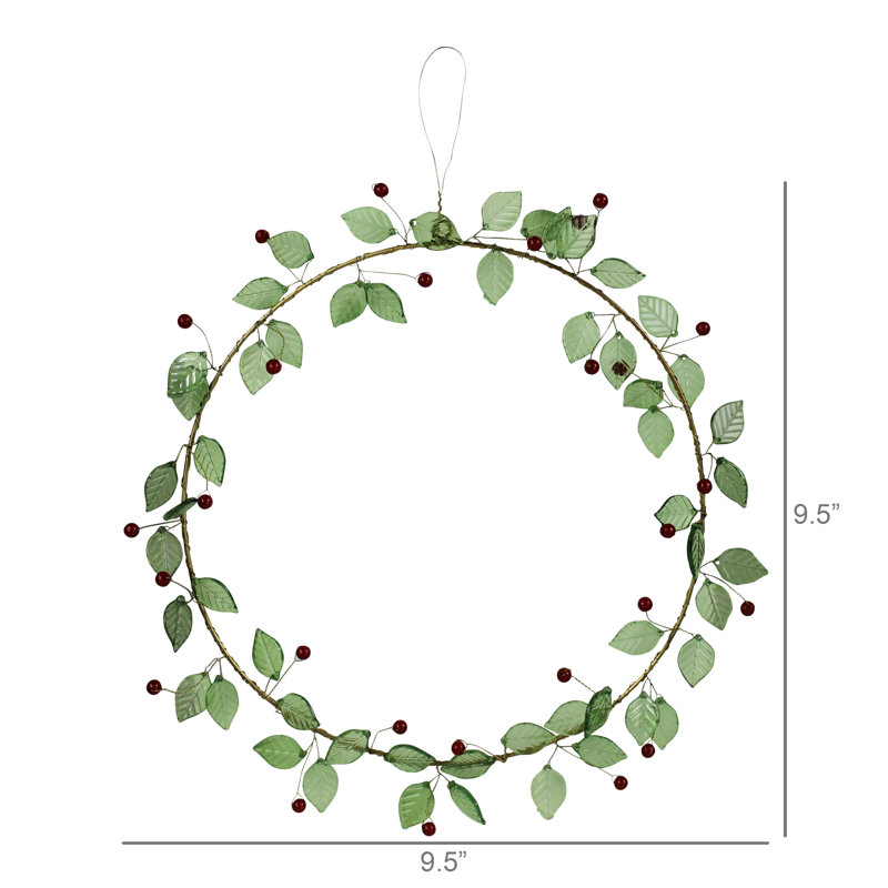 Couronne de baies et de feuilles