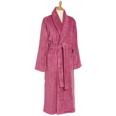 Lanz Velour Unisex Mid-Calf Bathrobe with Pockets