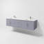 Ensemble de meuble-lavabo double mural 72 "Geneva-112899422-87286012