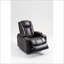 Fauteuils inclinables avec inclinaison infinie, télécommande filaire et amp; Rangement | Fauteuil relevable en similicuir brun noyer