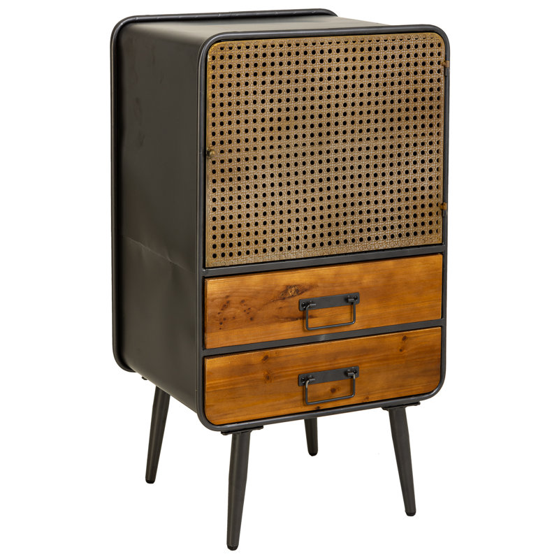 Bhandary Iron 1 - Door Rectangle Accent Cabinet