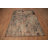 Distressed Look Abstract Area Rug 5x8