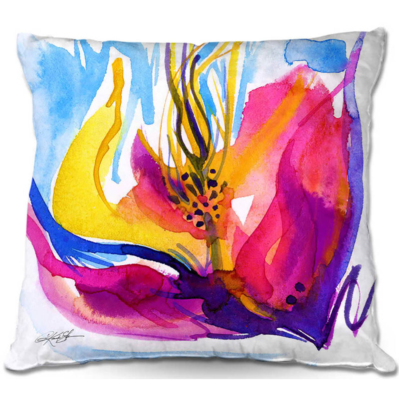  Coussin 52 "Couch Soul Flower", 20 po x 20 po