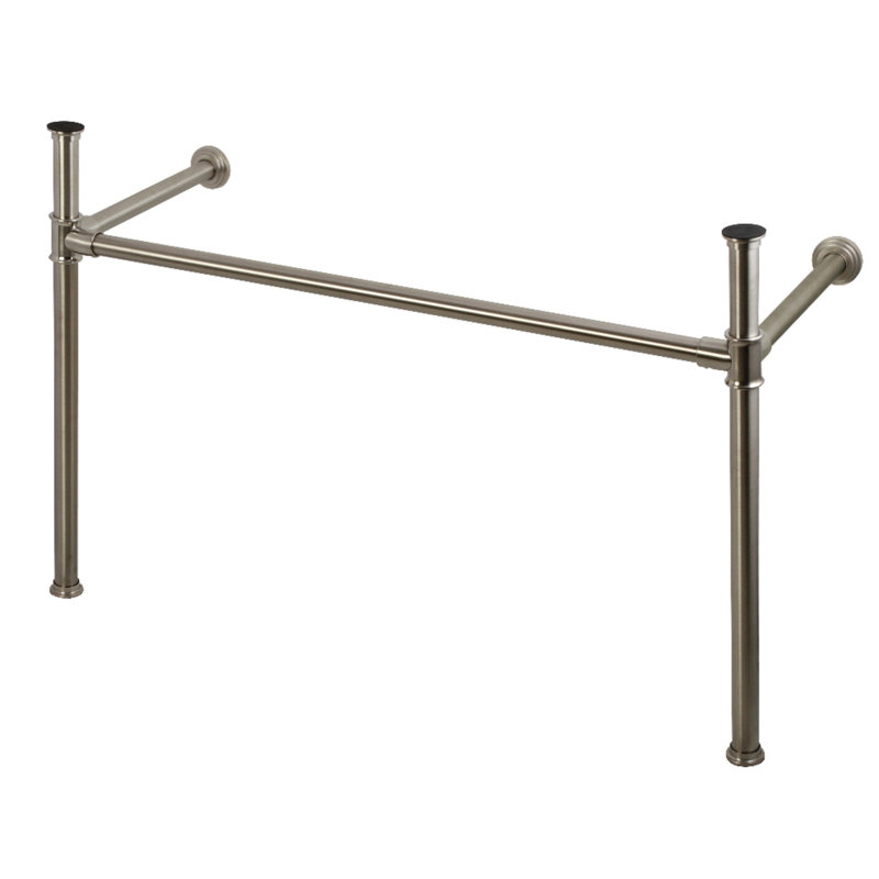 Kingston Brass Imperial Stainless Steel Console Legs, Brushed Nickel