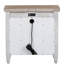 Ensemble de chambre avec lit à panneaux, commode et miroir Haylee-538306882-557700677