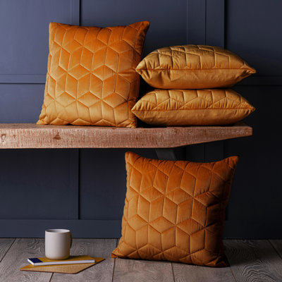 Thea Geometric Square Throw Pillow Cover