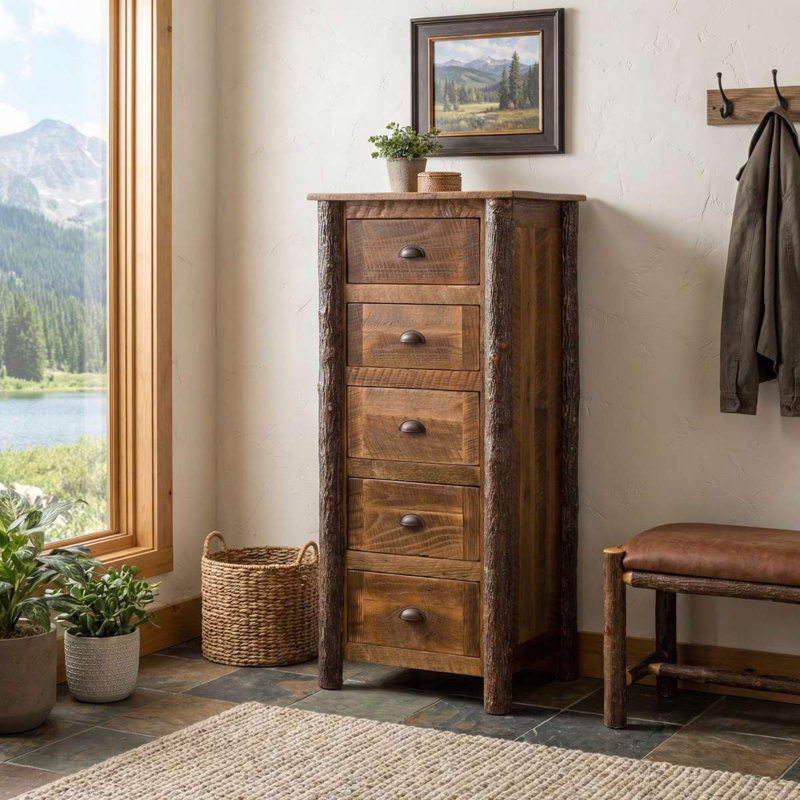 Fireside Lodge Appalachian Storage Chest - Premium, Hickory