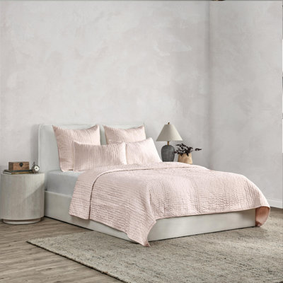 Bari 4-Piece Velvet Rayon Quilt Set