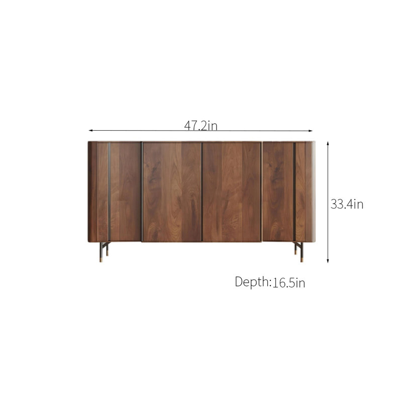 Retro Light Luxury Porch Cabinet Accent Cabinet