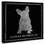«Dogs and Puppies», Frenchie Noir Silver, impression sur toile tendue-59206456