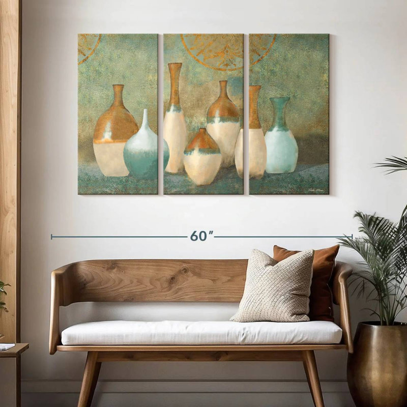 Senne Ivory Vessels, 32" H x 50" W