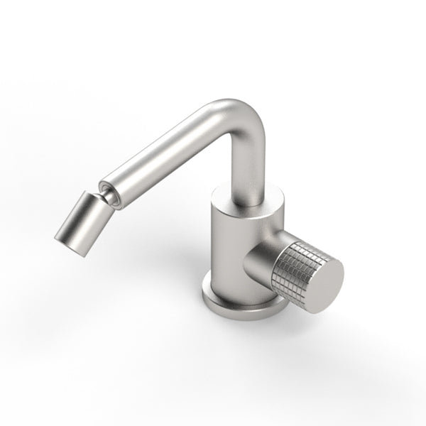Acquaco Linki Kronos Deck Mount Single-Hole Single Handle Bidet Faucet with 5'' Spout Reach, Satin Light Gold PVD