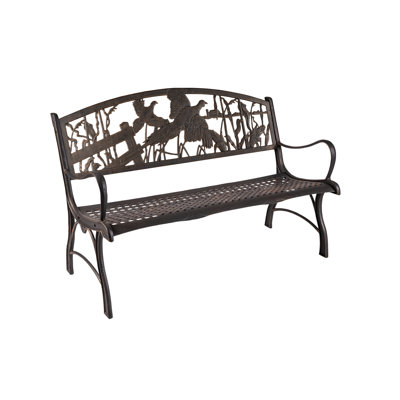 Clements Pheasant Cast Iron Park Bench