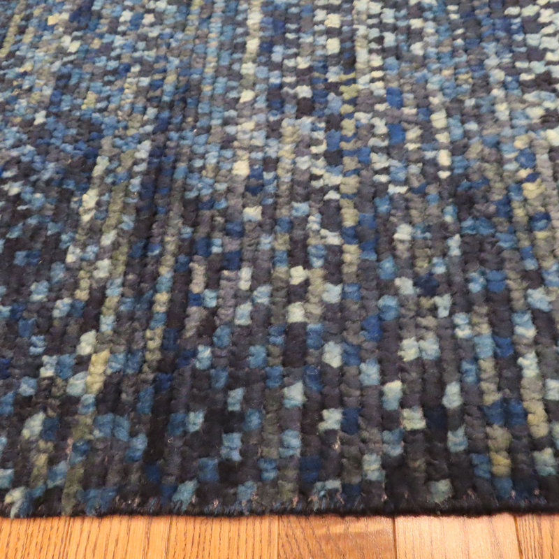 Mystique Hand Knotted Wool Area Rug, Rectangle 5' x 7'