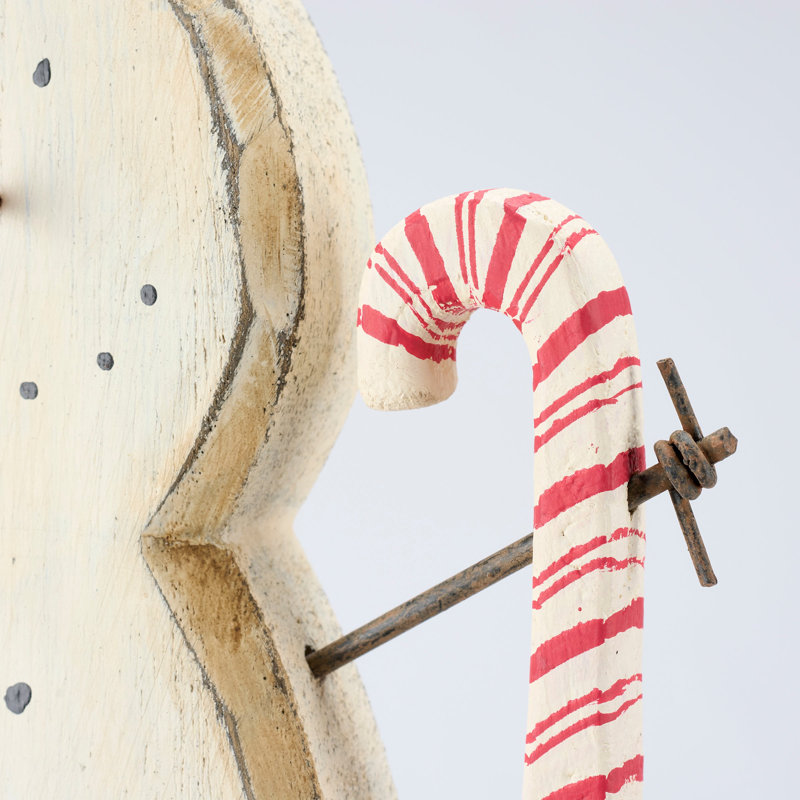  Snowman Candy Cane Chunky Sitter