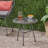 Grey And Tempered Glass Side Table With Chic Design Sleek Smooth