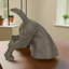 Cast Iron Dog Door Stop