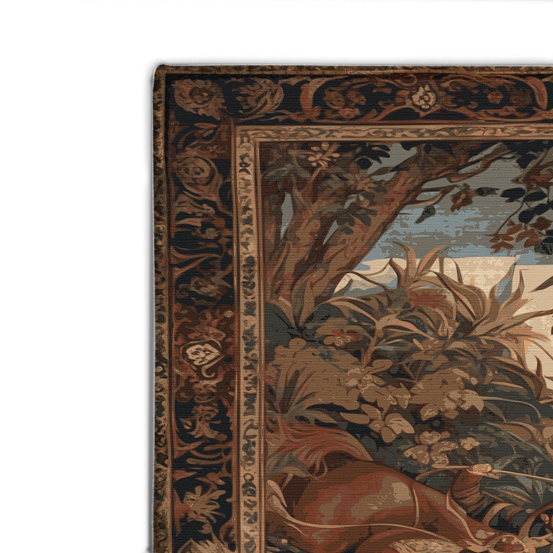 Tapis d'intérieur et d'extérieur brun Persian, Rectangulaire 2 pi x 3 pi