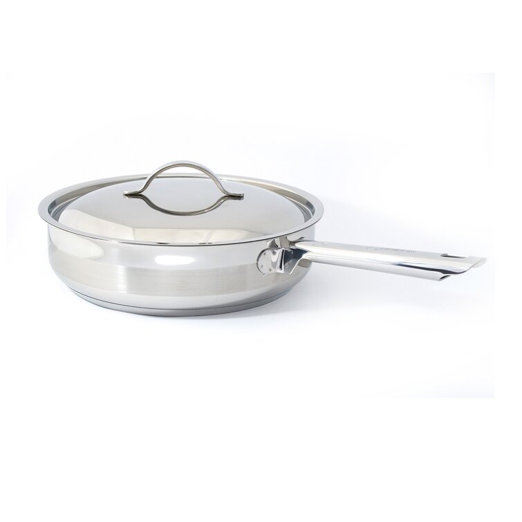 Tramontina Gourmet 5 qt Prima Stainless Steel Covered Deep Saute Pan