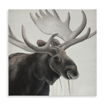 Rustic Moose Brown Deer Tablecloth | Indoor Outdoor Decor