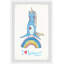 Impression encadrée Crosslin «Playful Rainbow Unicorn»-1794217153