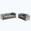 Canapé Chesterfield en cuivre et cuivre-1238014089