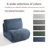 Caleb Swivel Upholstered Accent Chair with Removable Back Cushion-1784070534