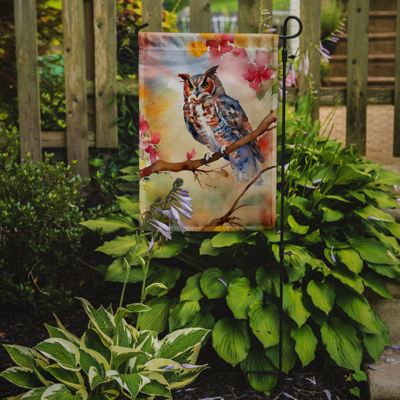 Drapeau de jardin chouette screech oriental_DAC3219