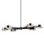 Lustre linéaire moderne Spoutnik à 6 lumières Sandiso-812523485