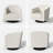 Corduroy Upholstered Swivel Barrel Chair-114216163