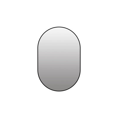 Miroir mural de salle de bain 36 po x 24 po, miroir mural encadré pour la salle de bain, suspendu vertical ou horizontal, miroir HD moderne pour la chambre à coucher, vestibule