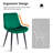 Velvet Dining Chairs Set of 4, Modern Upholstered Kitchen Chair With Metal Legs For Bedroom Living Room, Apartment-550672811-550672784